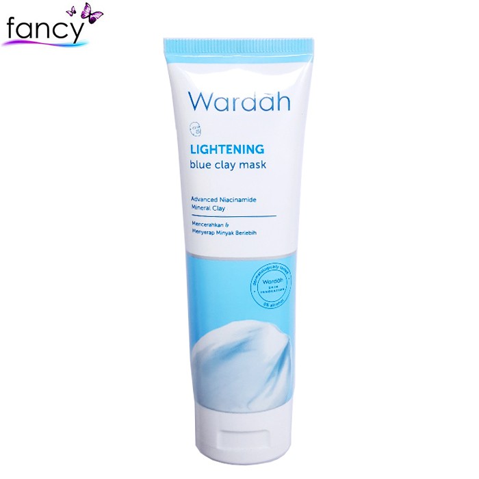 WARDAH Lightening Blue Clay Mask 50 ml | Shopee Indonesia