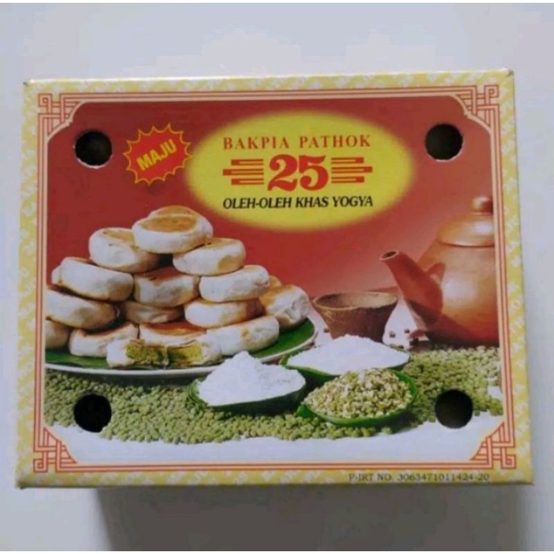 

Bakpia Pathok 25 Original Kacang Hijau isi 20