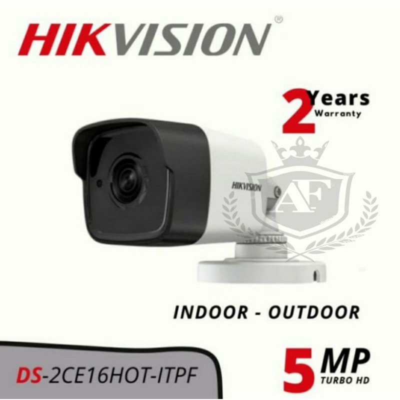 Paket CCTV Hikvision 5MP 4 Channel 4 Kamera Turbo HD Komplit + HDD 1TB