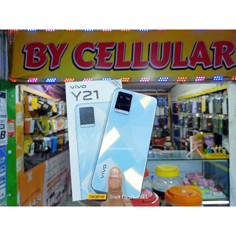 vivo Y21 4+1/64 GB second super mulus, pemakaian 1 setengah bulan, nominus, garansi 1 tahun aktif