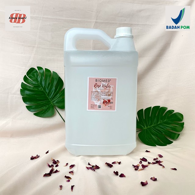 [BPOM] BIOMED Rose Water Blossom 5L / Air Mawar / Toner / Face Mist