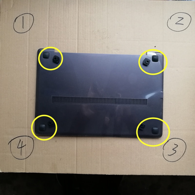PREORDER 4pcs New laptop rubber feet cover for lenovo Ideapad U310 U310-IFI-ITH