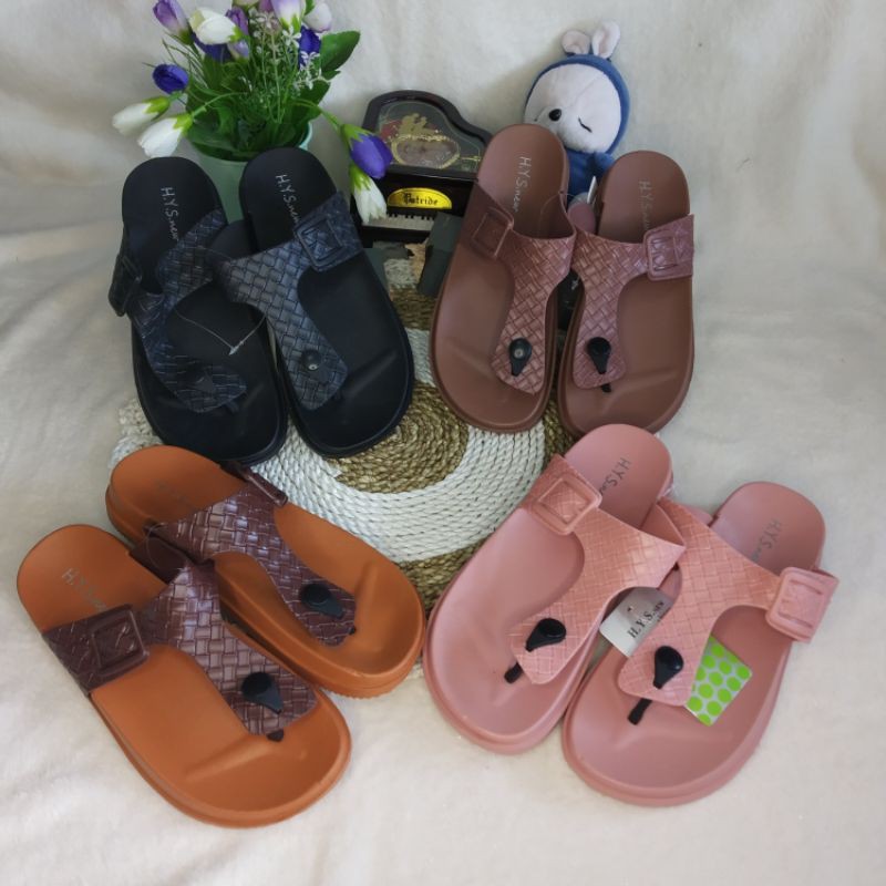Sandal jepit Karet wanita import