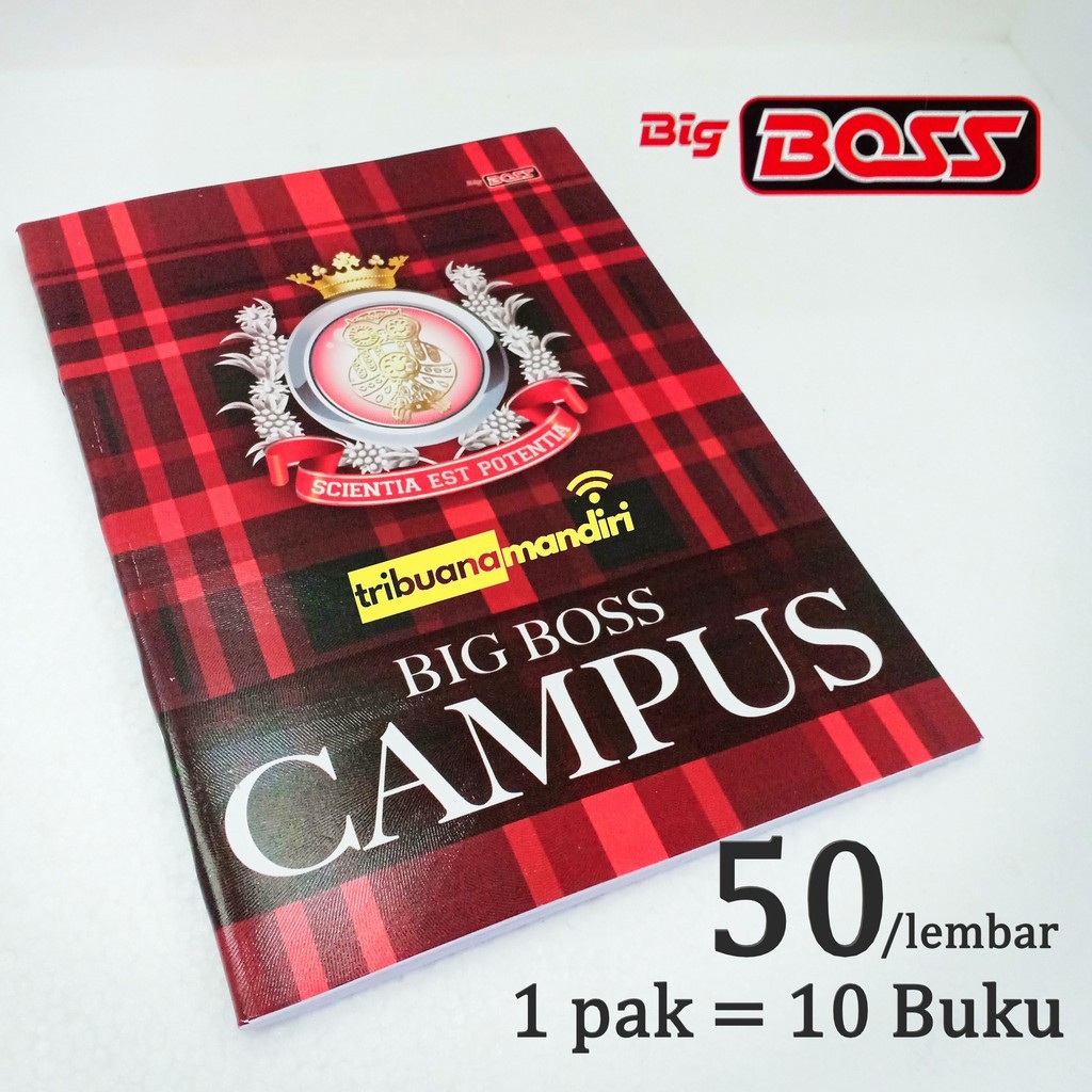 

H7Y Buku Tulis Big Boss Campus - 50 Lembar ( Pack )