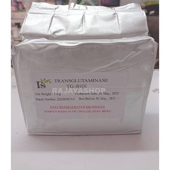 

+++++] TRANSGLUTAMINASE MEAT GLUE KHUSUS BAKSO 1 KG