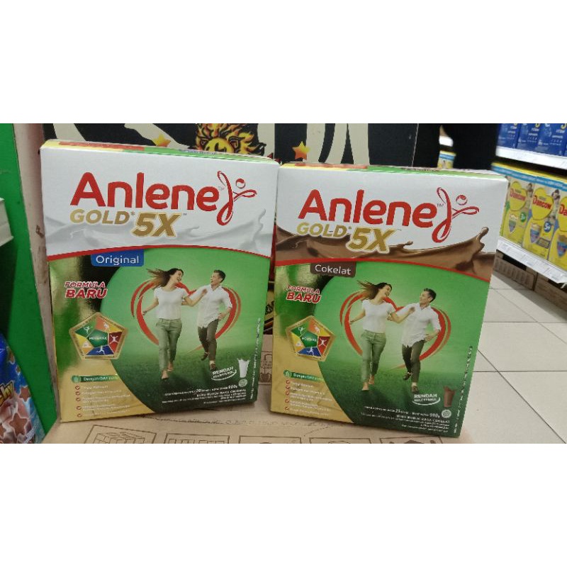 

Anlene Gold 5X Original,Coklat,Vanila 885gr