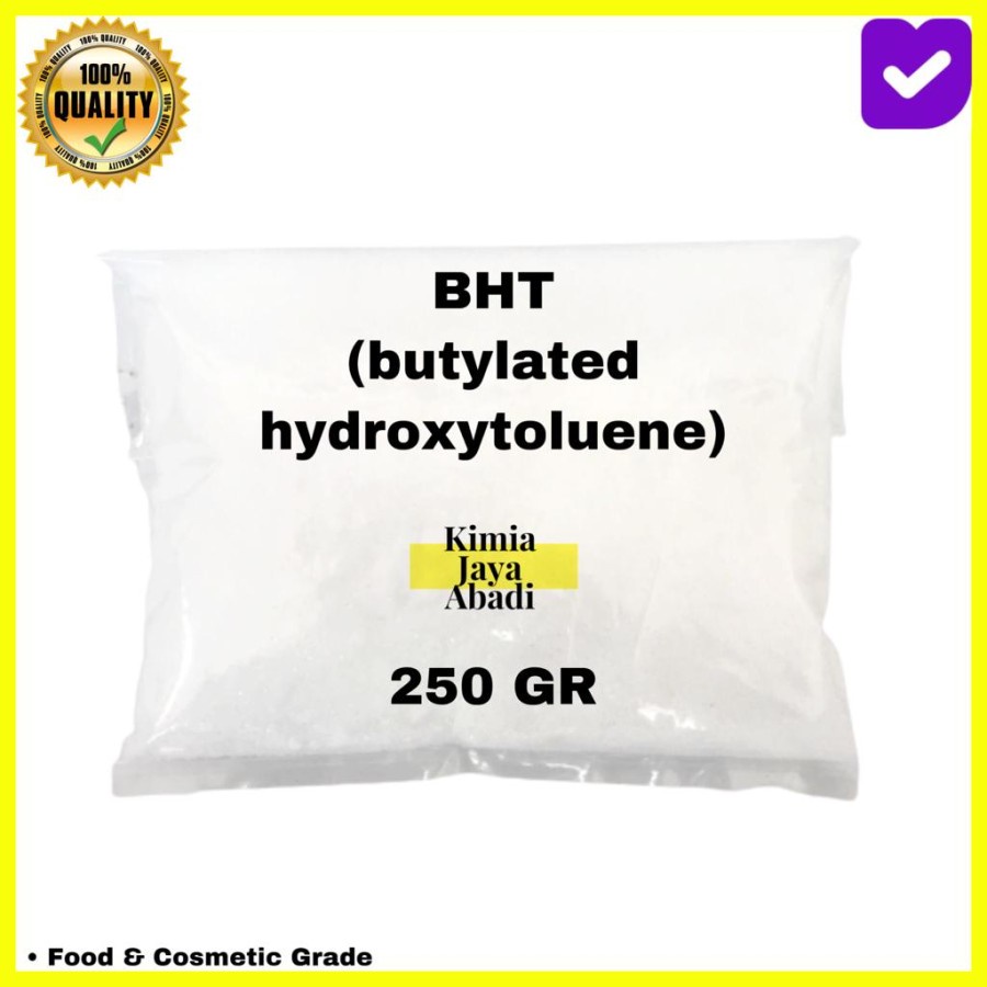 

BHT / Butylated hydroxytoluene / BHT Antioxidant 250 Gram
