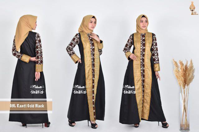 Gamis Batik Etnik Aksara
