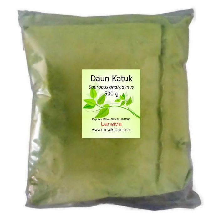 

Bubuk Daun Katuk 500g Serbuk Daun Katu Cekur Manis Sauropus androgynus Murah