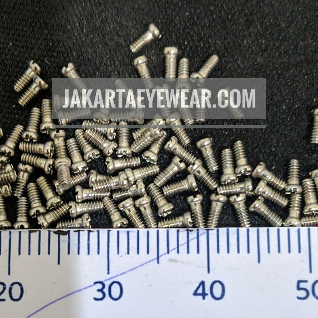 Baut engsel kacamata Baut Tangkai gagang kacamata ukuran Normal