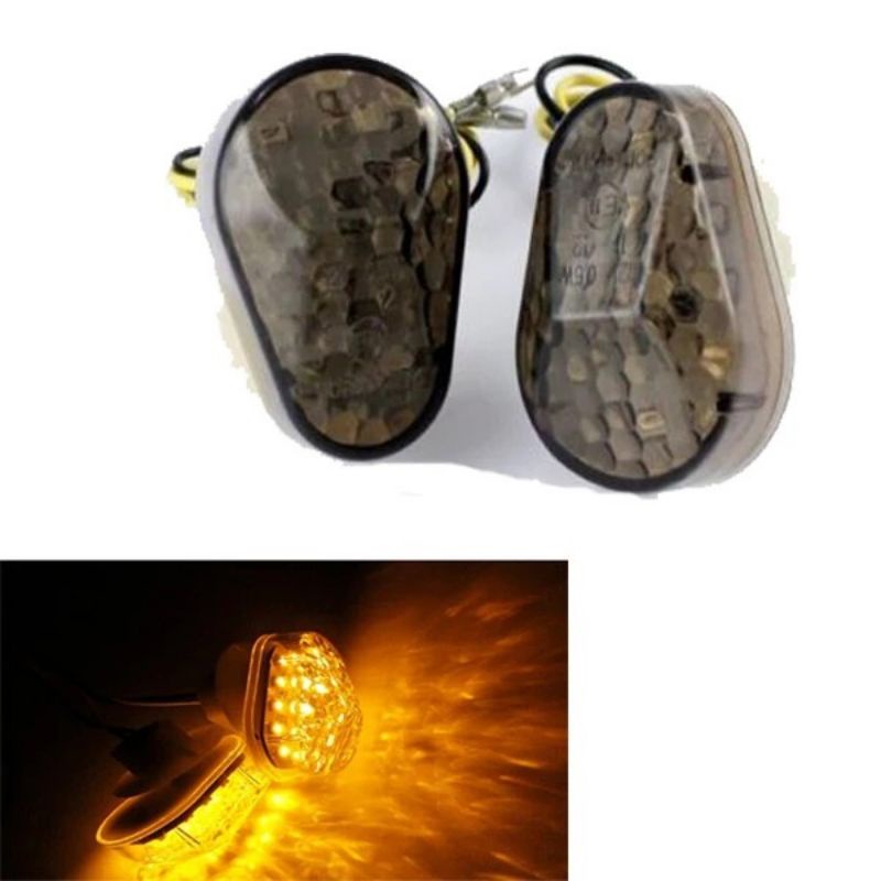 Lampu Sein Tempel Mini LED D-90 Variasi  R15, Cb15or, Cbr150r, Cbr K45, Ninja 150-250 RR-R