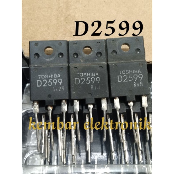 Transistor horizontal Tr D2599 Horizontal cabutan ORI Original
