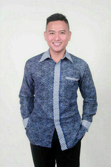 Kemeja Batik Pria Ppbtk07 Wsa04 Lengan Panjang /kemejapria/kemejabatik/batikpria/batikmodern/batik