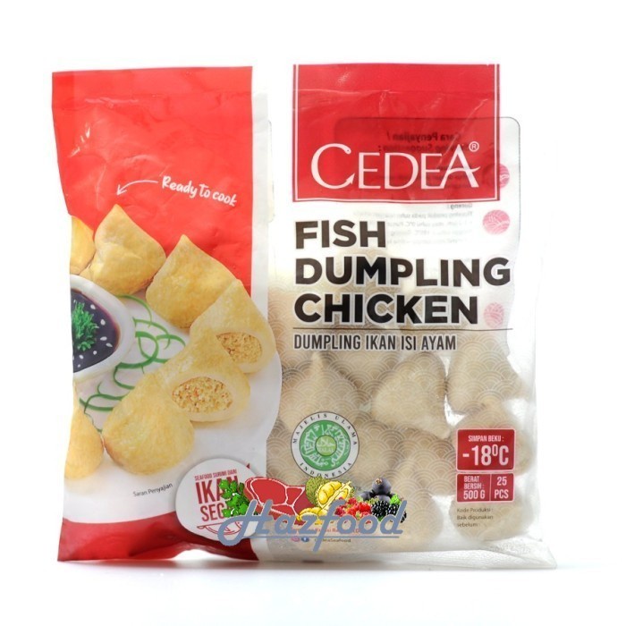 

CEDEA Fish Dumpling Chicken / Dumpling Ikan Isi Ayam - 500gr