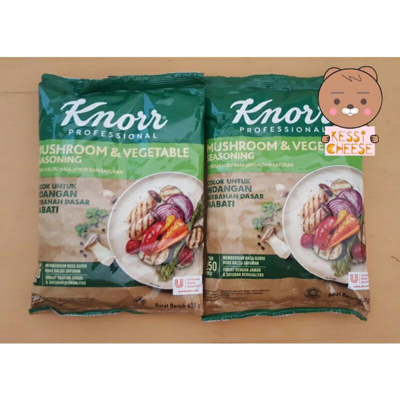 

KNORR MUSHROOM & VEGETABLE SEASONING / KALDU JAMUR & SAYURAN 400 GRAM