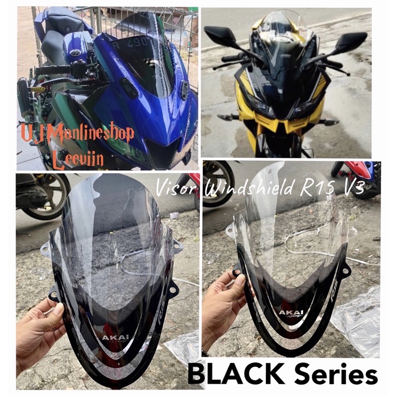 Visor Windshield R15 V3 Mika Fairing R15 V3 Winsil Model Jenong