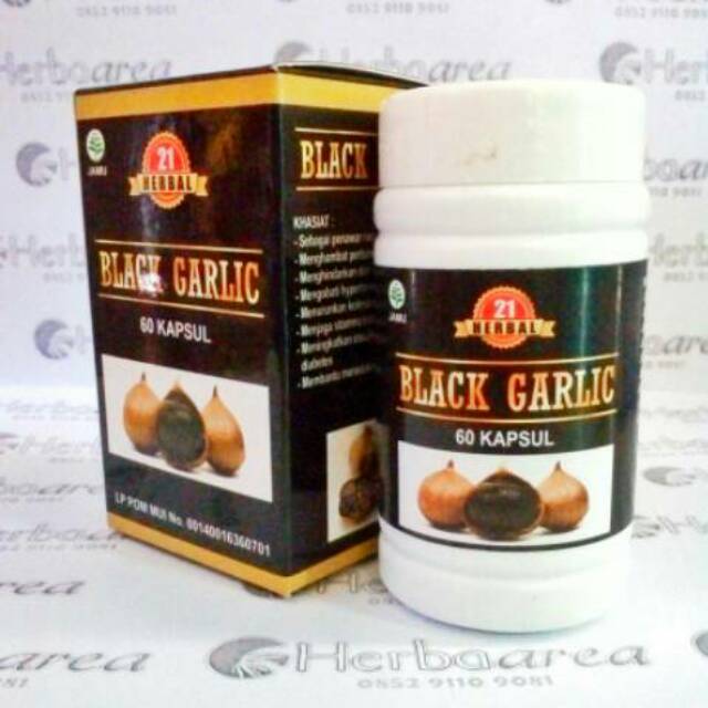 

Kapsul Bawang Hitam - black garlic