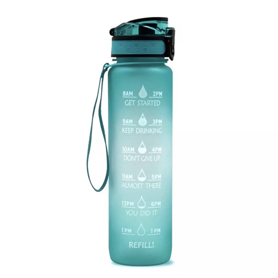 AMAZON - Terbaru Model Botol Minum Motivasi Polos 1 Liter bahan tritan BPA FREE 100% ORIGINAL