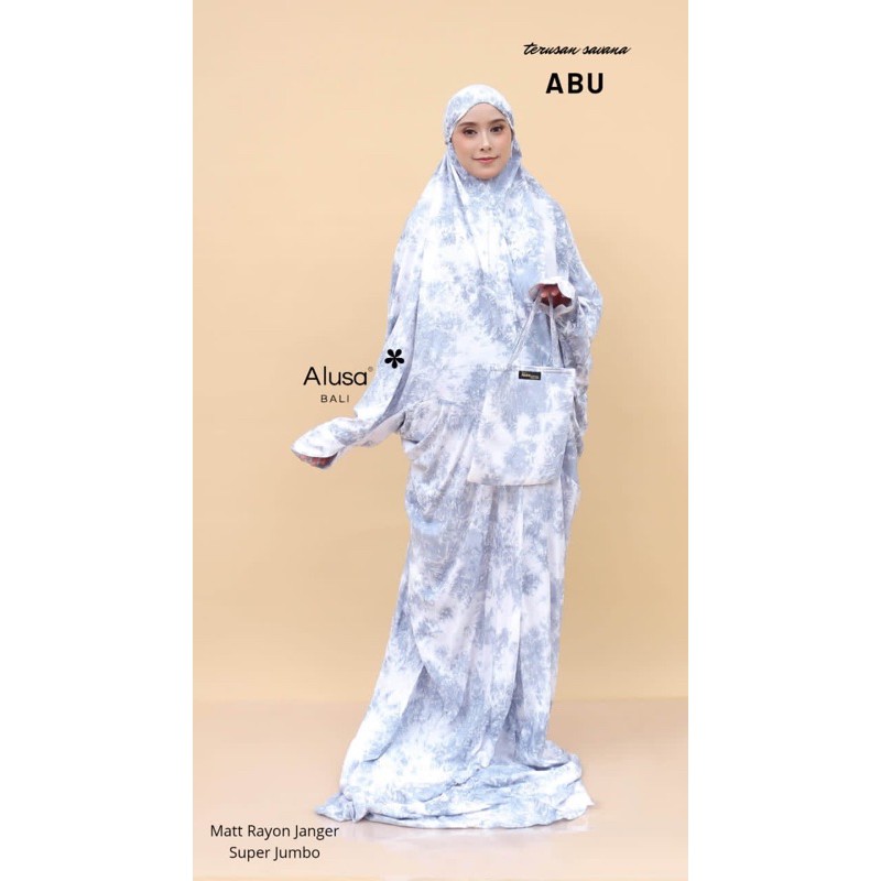 Mukena Terusan Tie Die SAVANA ori Alusa