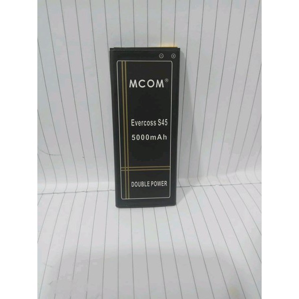 Battery Batre Baterai Double Power Mcom Evercoss S45 4G LTE