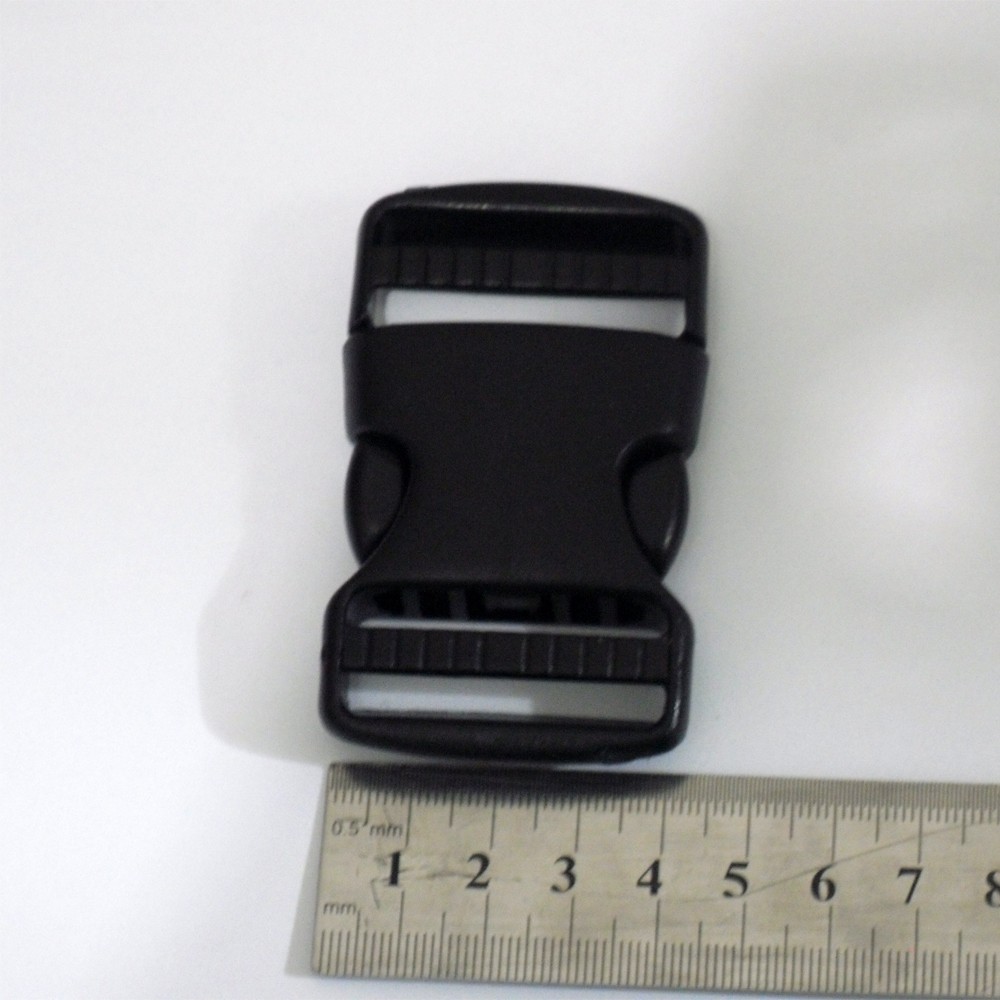 Slop Buckle Tas/Kunci Sodok 3,8 cm Hitam Acetal