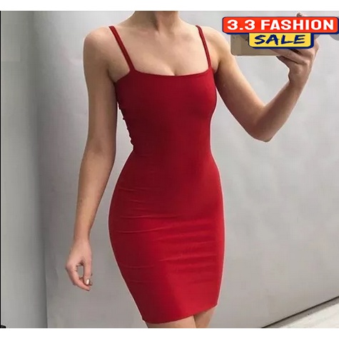 SQUARE TOP DRESS TANKTOP DRESS SEXY WANITA JUMBO TERBARU