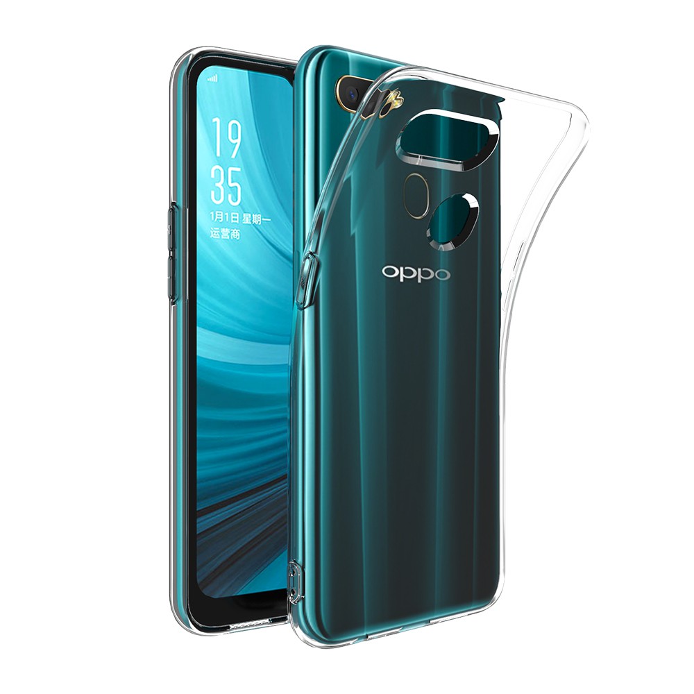 GO OPPO A7 A5S A12 A5 2020 A9 2020 A31 A53 A33 2020 RENO 2F Clear Case 2mm Softcase TPU Bening HD (by ga2)