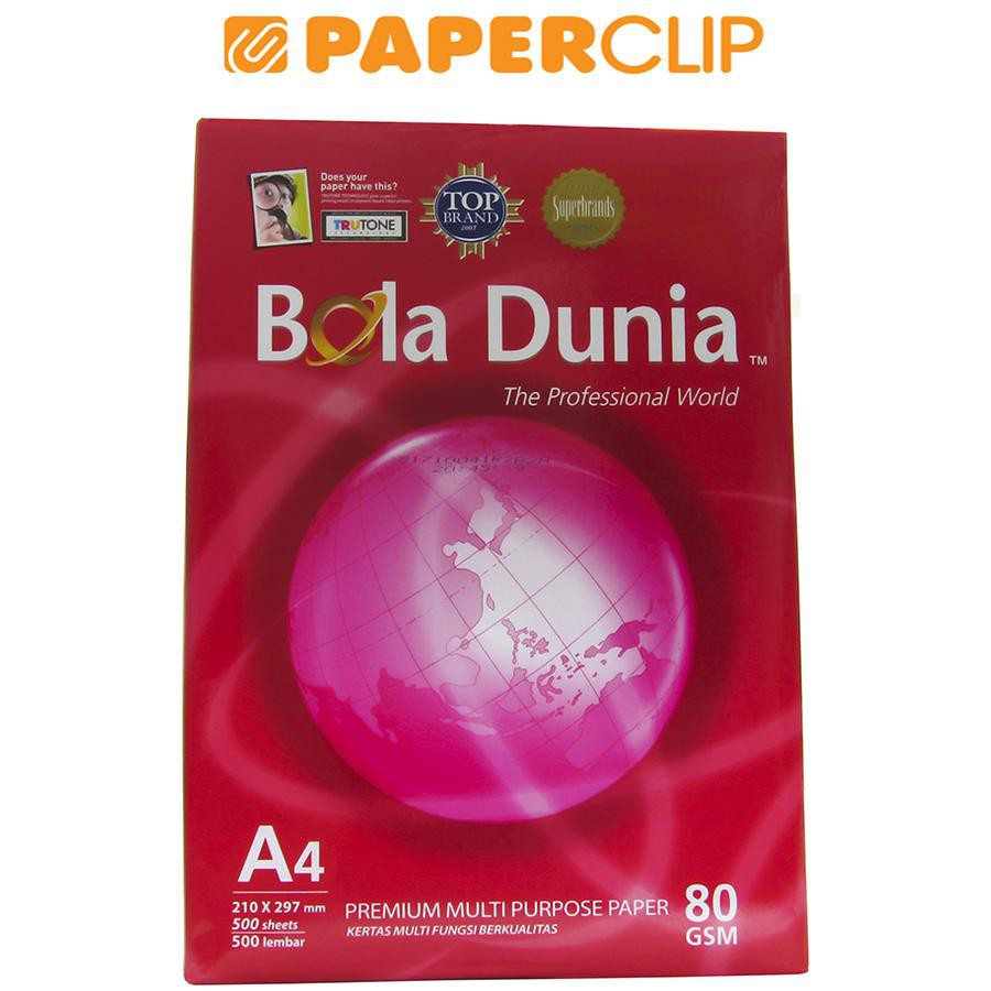 

KERTAS FOTO COPY BOLA DUNIA 80 A4