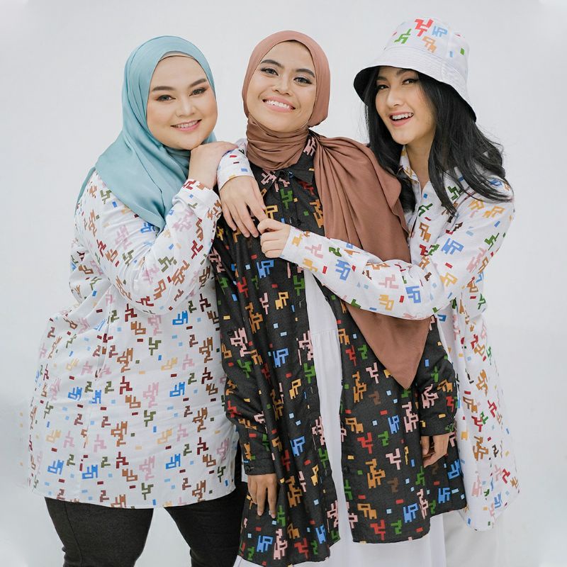 M TUNIC PIXELARIA DAUKY/ATASAN WANITA DAUKY