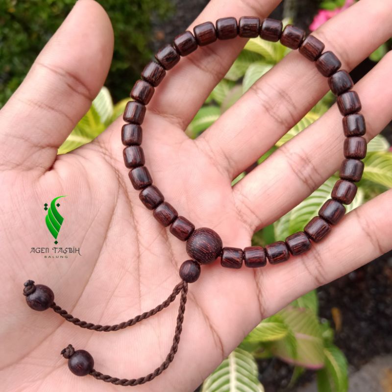 Gelang Kayu Galih Asem Motif Tabung Size 7mm, Gelang Pria, Gelang Kayu Langka Bertuah Nusantara, Gelang Keren, Gelang Murah,