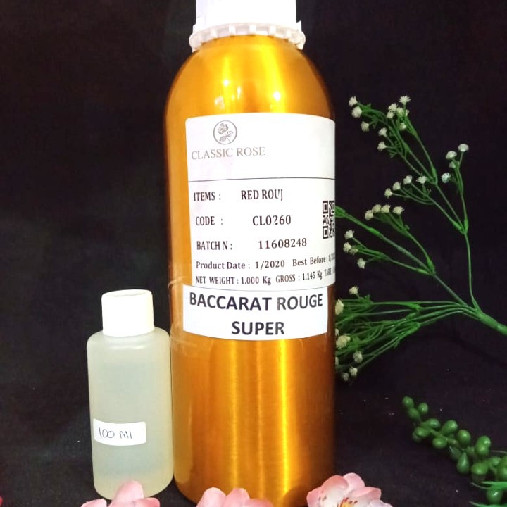 Bibit Parfum MURNI Baccarat Rouge 540 100ml by Classic Rose