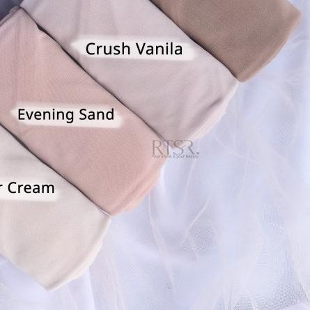 ✷ (Part 2) Kalani Bergo / Bergo Sport / Hijab Sport - Ginger Cream, All Size ♩