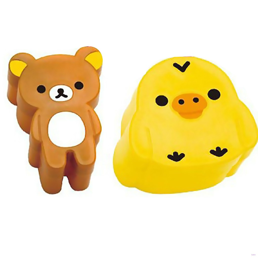 1 Pasang Cetakan Bentuk Kartun 3d Untuk Membuat Sushi Dan Sandwich