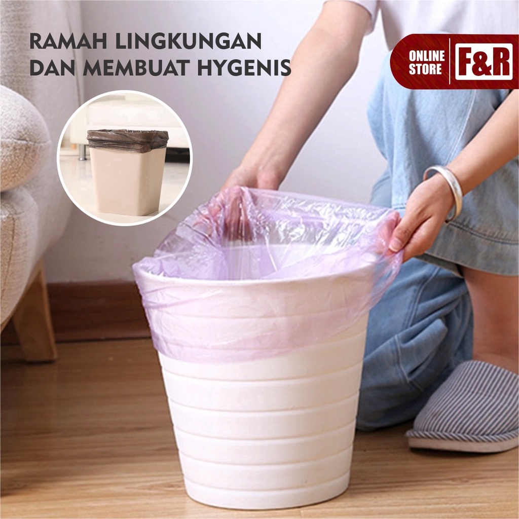 Kantong Plastik Sampah Roll Gulungan Rumah Tangga Dapur Plastik Kresek Garbage Bags Go Green Isi 20