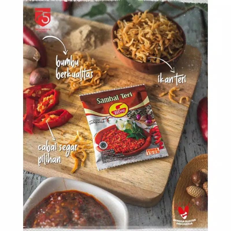 

Finna sambal teri sachet /uleg sambal teri