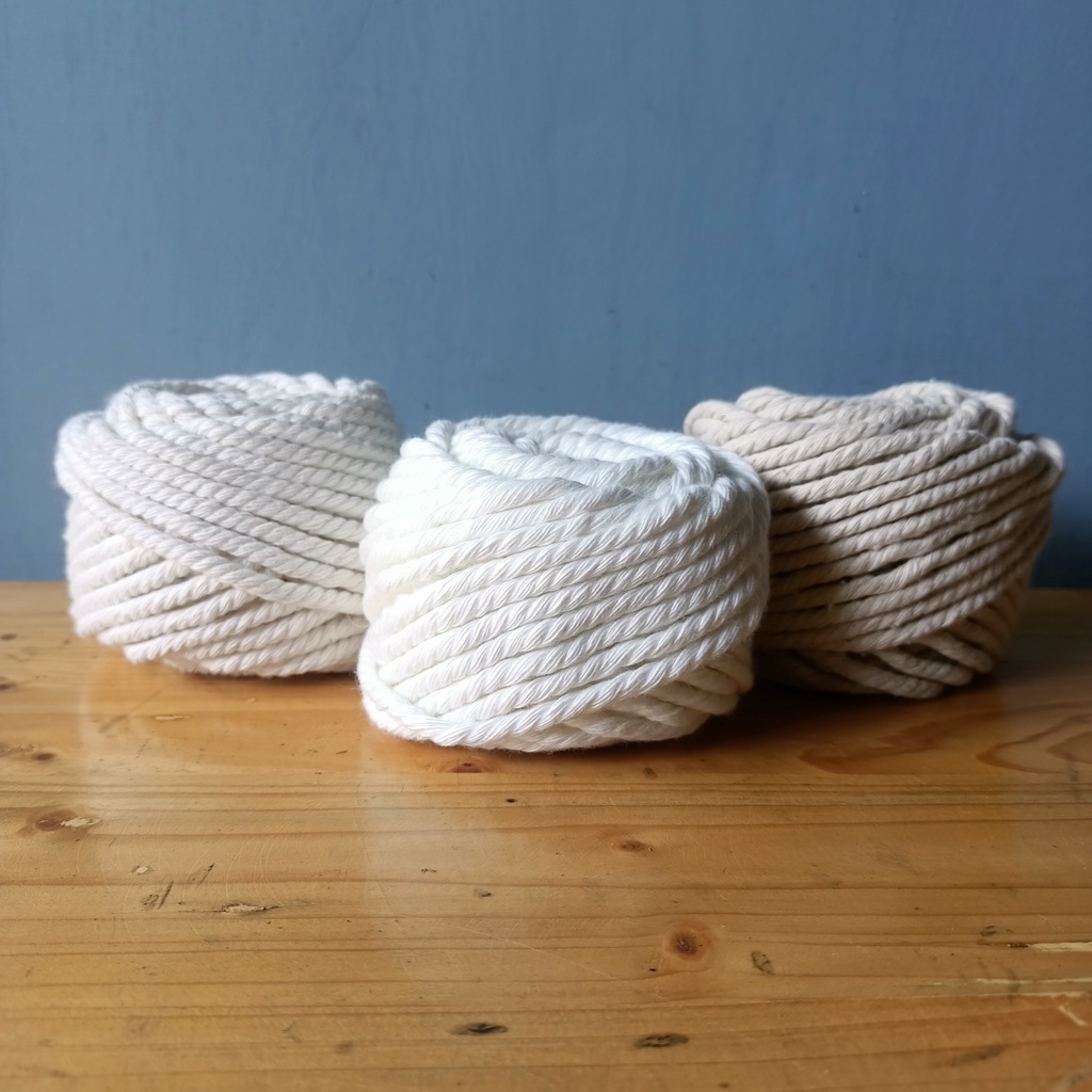Tali Macrame Katun Natural 4mm kemasan 1kg