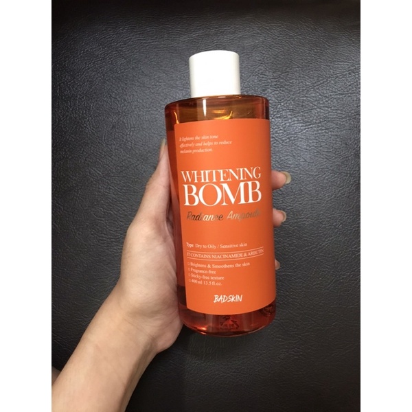 [PRELOVED] Badskin Whitening Bomb Radiance Ampoule 400ml