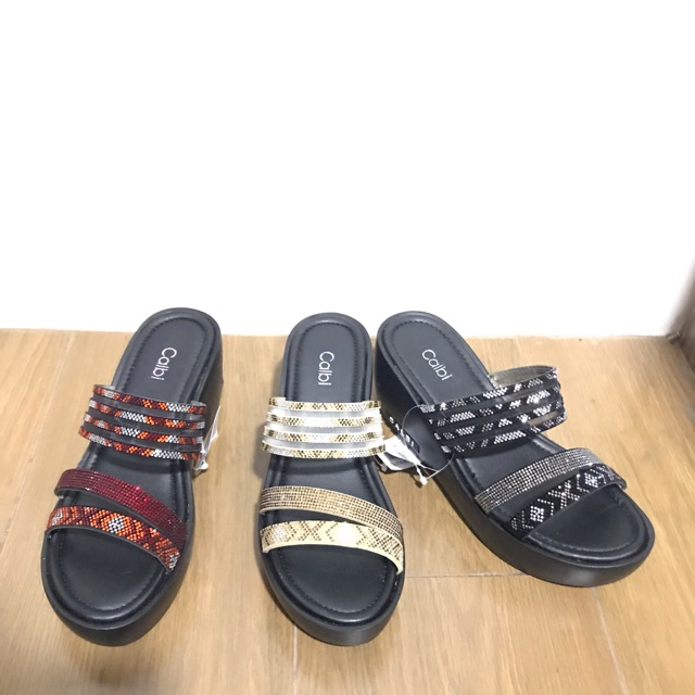 SANDAL CALBI KLX 1714 SANDAL WEDGES WANITA ASLI CALBI
