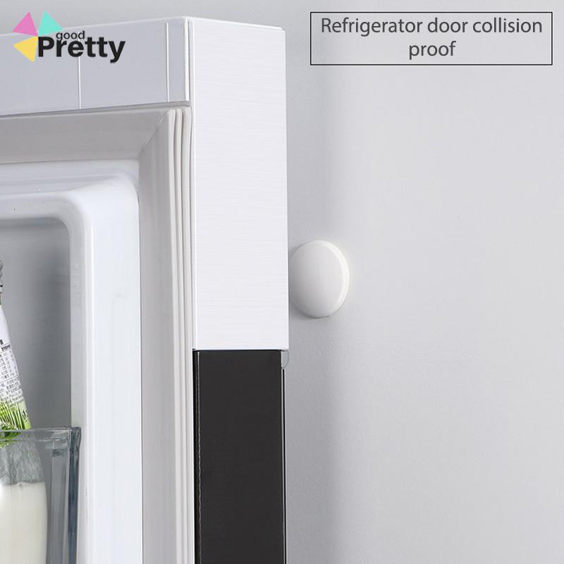 Pintu Rumah Belakang Anti-tabrakan Pad Kabinet Samping Tempat Tidur Silent Suction Cup Gagang Pintu Kulkas - PD