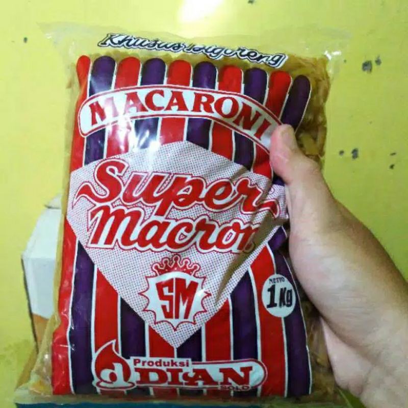 Kerupuk Makaroni Super Khusus Goreng / Kerupuk Macaroni Mentah