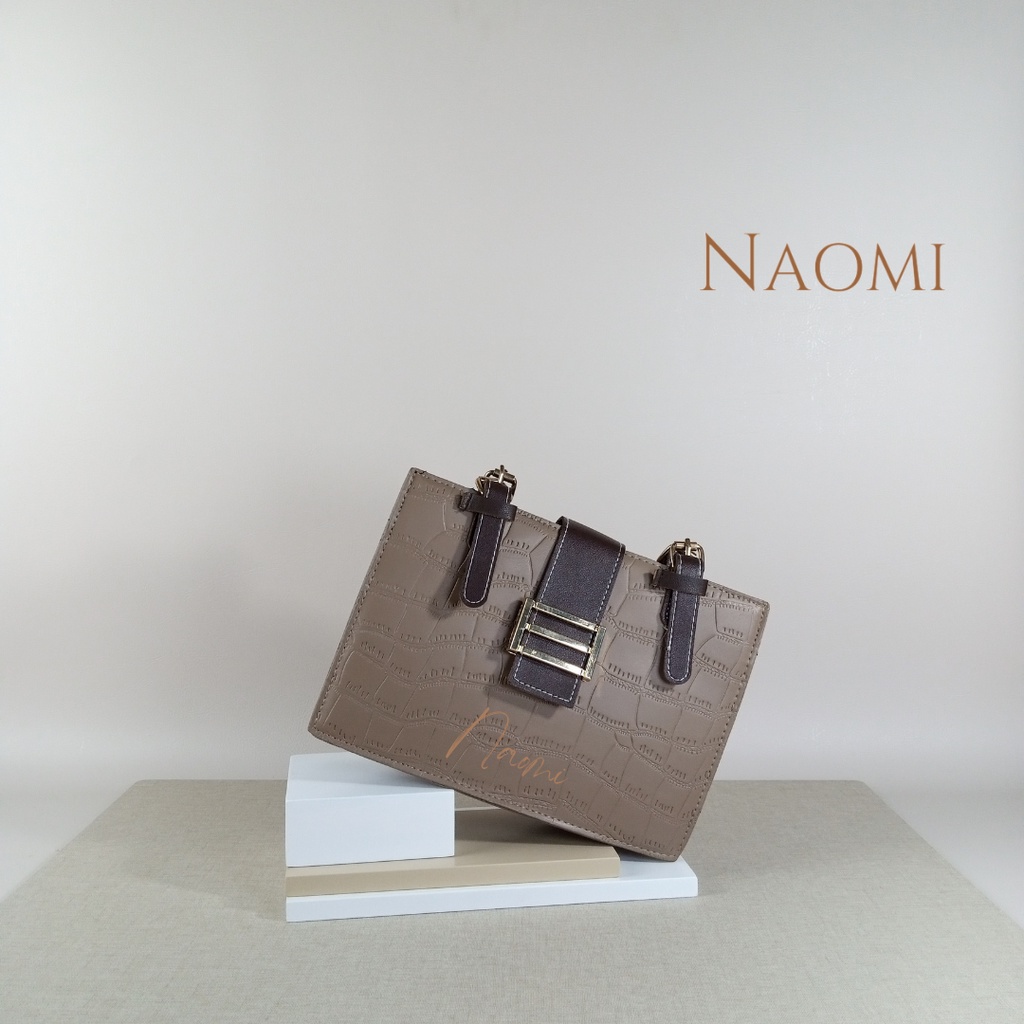 NAOMI - Serenity Bag Tas Import - Shoulder Bag Wanita Kulit Premium - Tas Formal Kerja - Tas Fashion Hand Bag Kulit - Tas Wanita - Tas Naomi - Naomi Bag