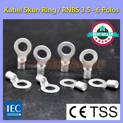 idn.s157 Kabel Skun Ring 4mm M6 Sekun O TSS RNBS 3.5 6 ORIGINAL