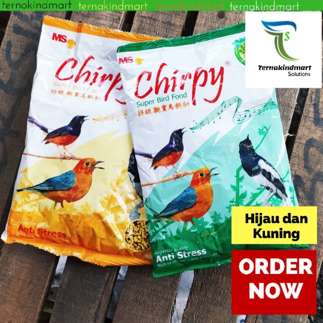 Pakan Burung CHIRPY Pur Burung Berkicau