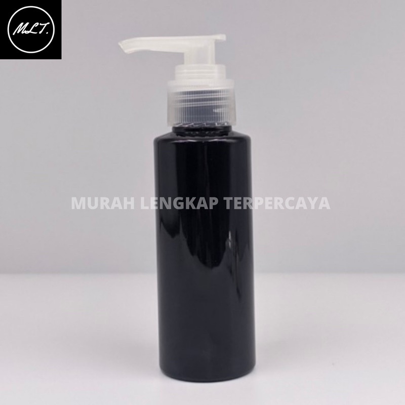 BOTOL PUMP 100ML RF HITAM LOTION PUMP 100 ML RF 100 ML BOTOL POMPA 100Ml hitam