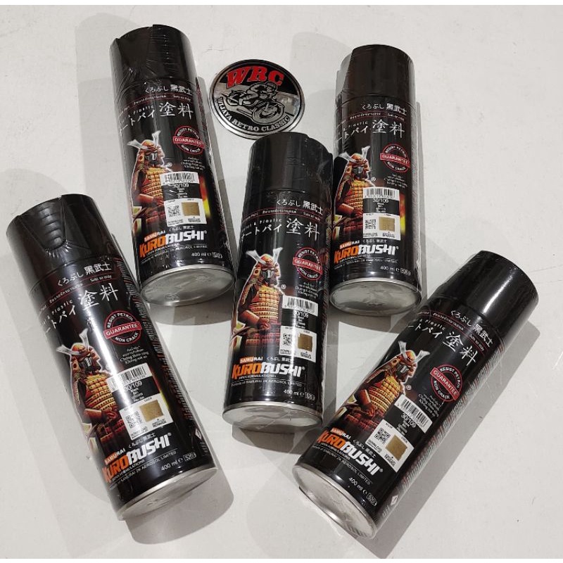 Cat Semprot Aerosol Pilox Samurai Black Hitam