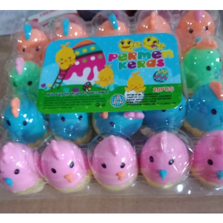 

Jajanan Anak Virall / Permen Ayam Legit / permen keras anak ayam 20pcs..