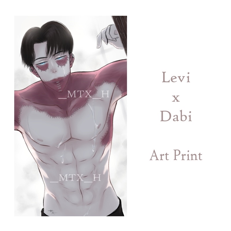 art print Levi x Dabi