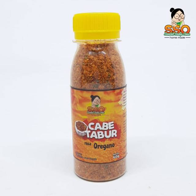 

SSO Cabe Tabur pedas rasa OREGANO ( lv 5 ) - non msg, non pengawet