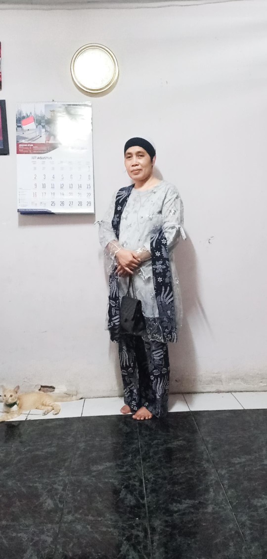 Batik Couple Tunik Tile Aurel Adelia Classic Free Selendang