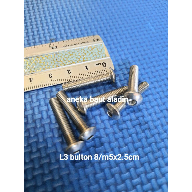 

L3 bulton 8. 2.5cm